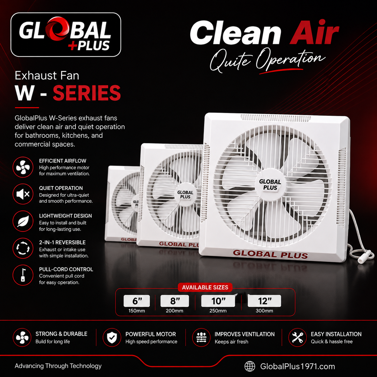 Exhaust Fan W-Series — Series: W-Series