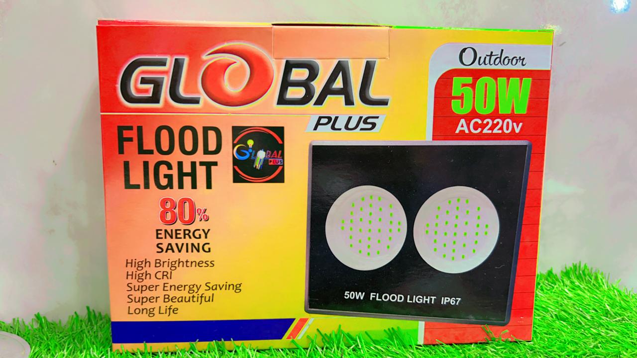Outdoor LED Flood Light 50W IP66 — Wattage: 50W